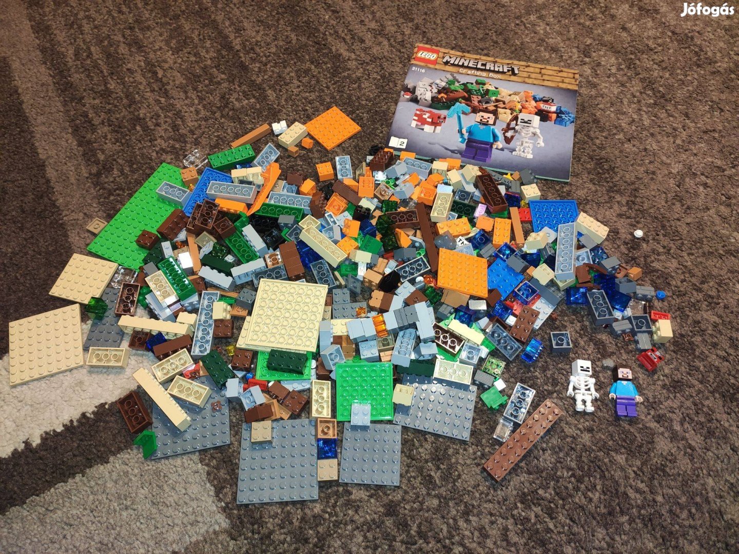 LEGO 21116 Minecraft - Crafting box 1 leírással hiánytalan 18000