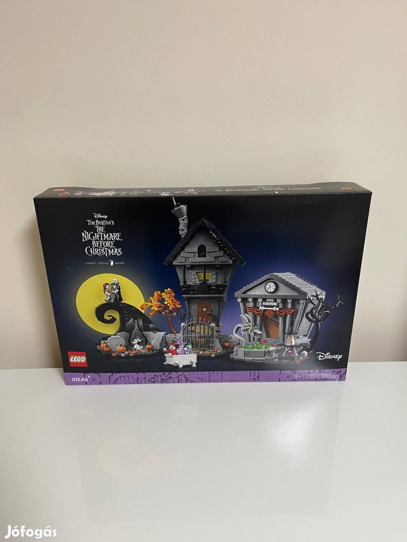 LEGO 21351 - Disney Tim Burton: Karácsonyi lidércnyomás Új, Bontatlan!