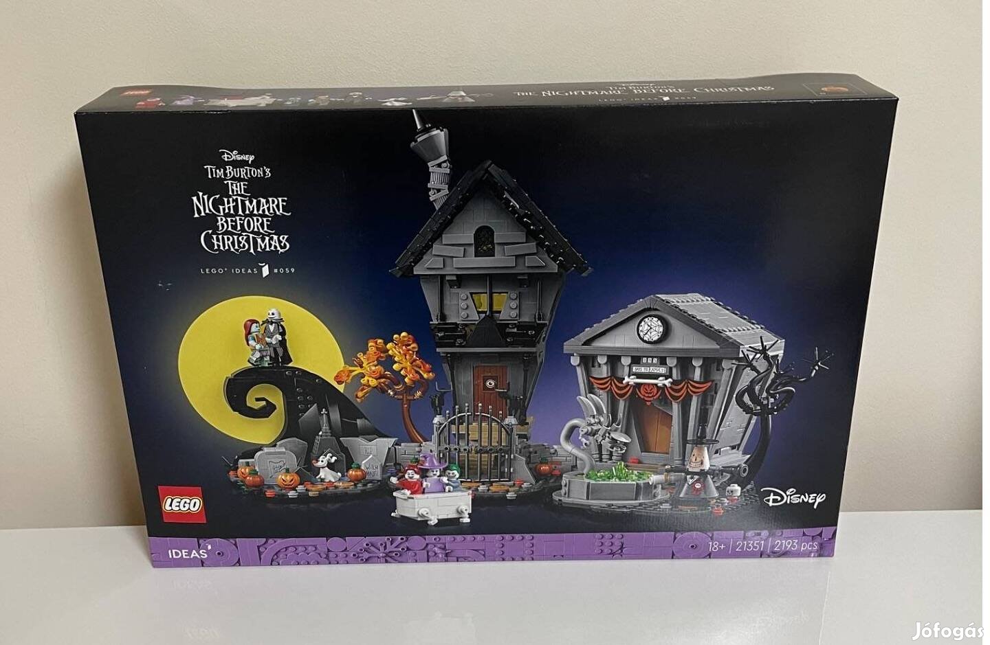 LEGO 21351 - Disney Tim Burton: Karácsonyi lidércnyomás Új, Bontatlan!