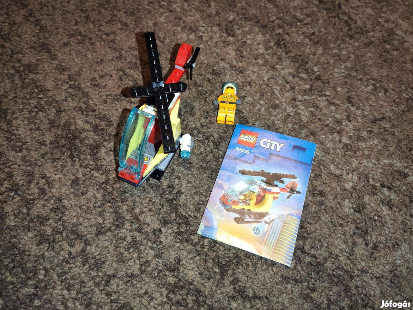 LEGO 30566 City - Tűzoltóhelikopter leírással hiánytalan 1000