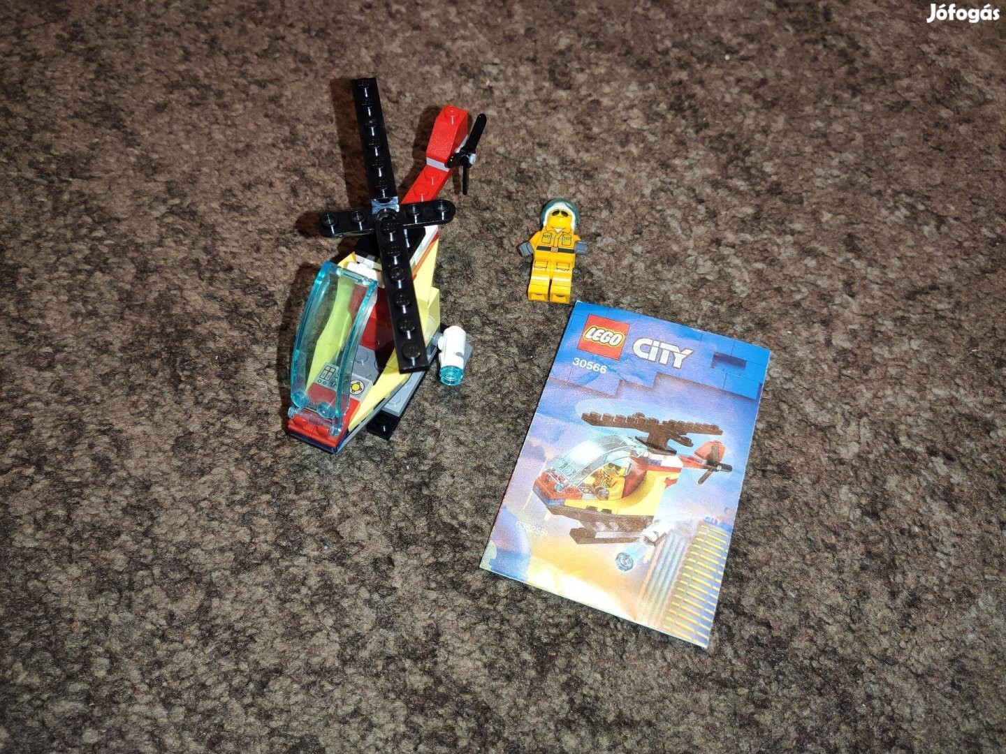 LEGO 30566 City - Tűzoltóhelikopter leírással hiánytalan 1000