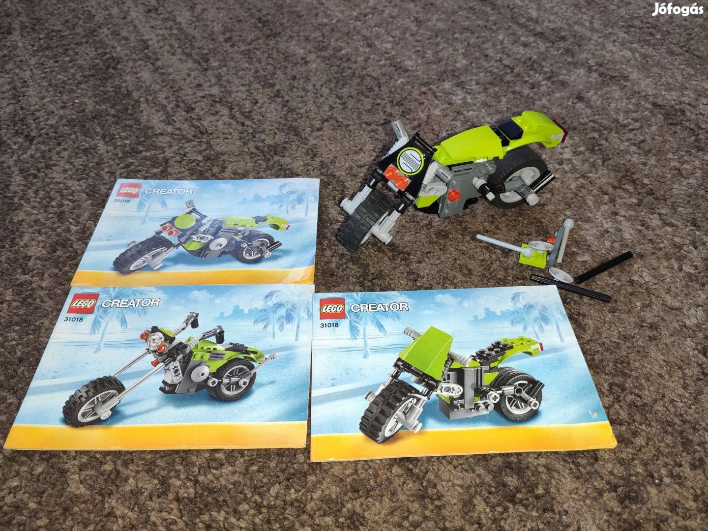 LEGO 31018 zöld creator motor leírással hiánytalan 2500