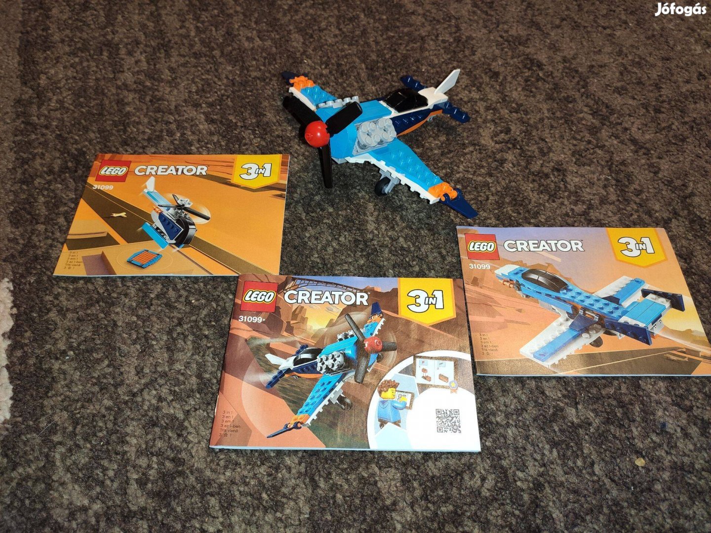 LEGO 31099 Creator - Légcsavaros repülőgép leírással hiánytalan 2500