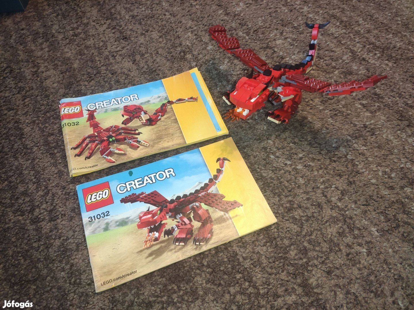 LEGO 31102 Creator - Fire Dragon nincs leírás hiánytalan