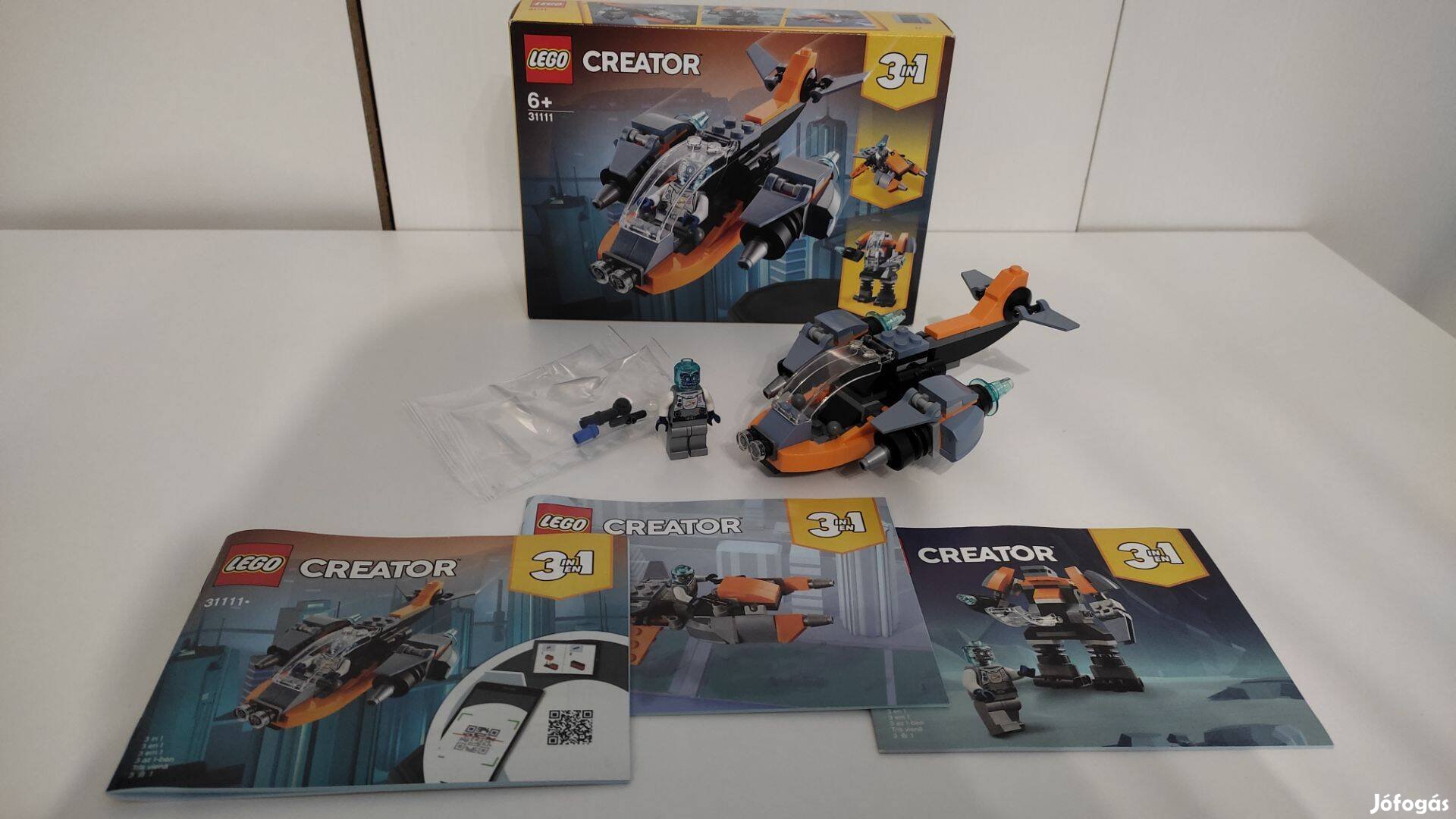 LEGO 31111 Creator - Kiberdrón - dobozos, újszerű