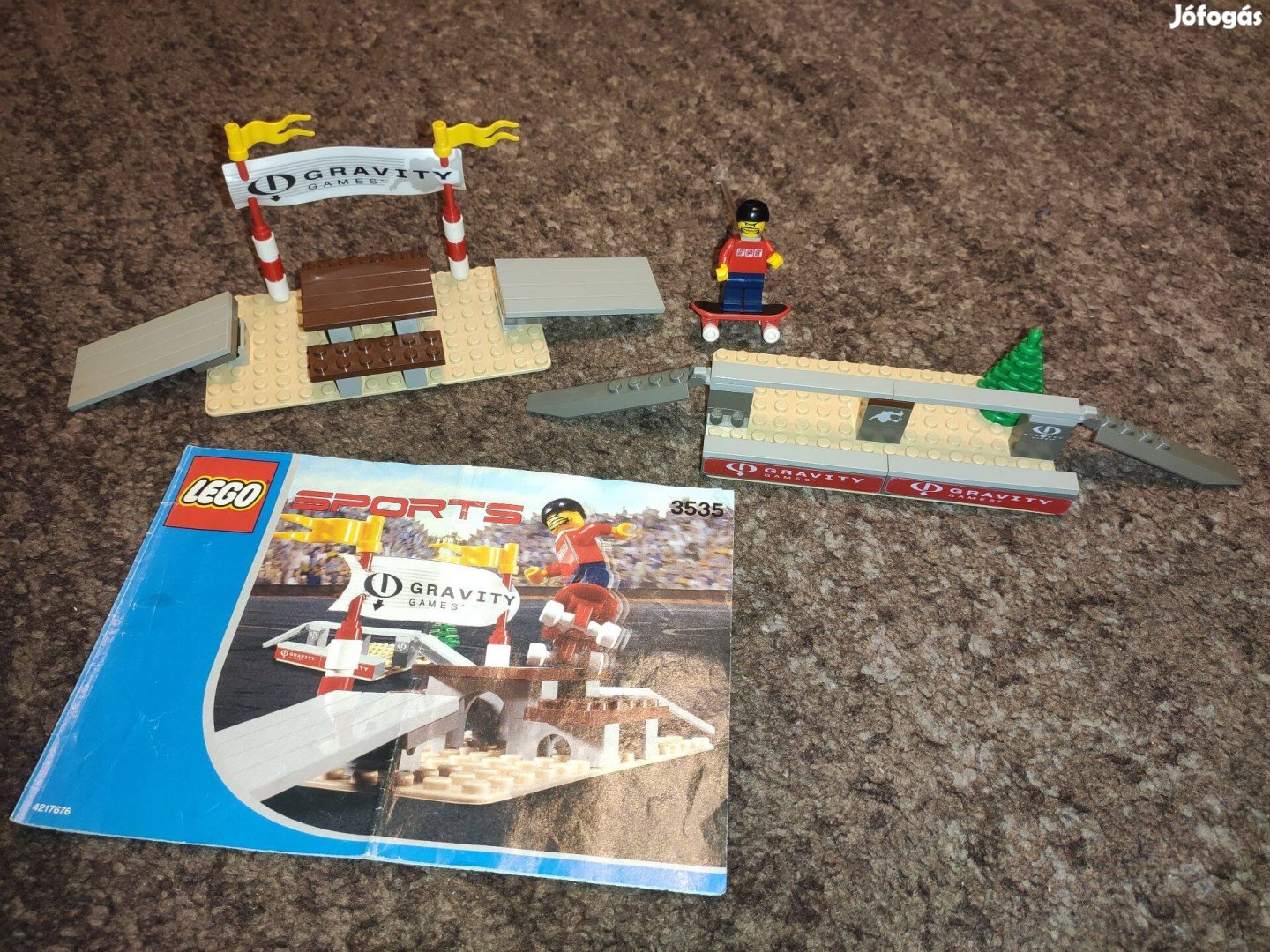 LEGO 3535 Skateboard street park leírás 1 matrica hiány 4000