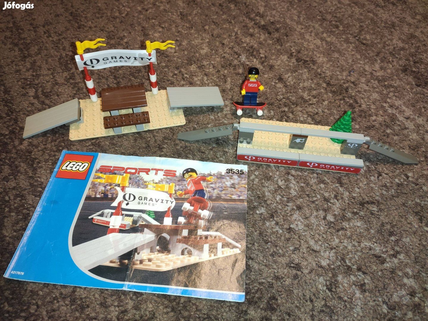 LEGO 3535 Skateboard street park leírás 1 matrica hiány 4000