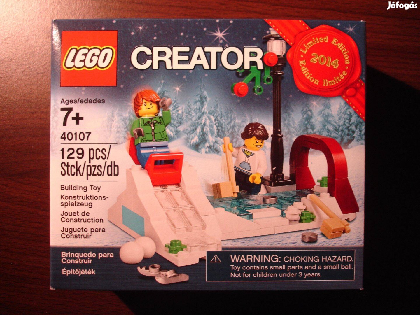 LEGO 40107 Téli korcsolyázós jelenet korlátozott kiadás Bontatlan