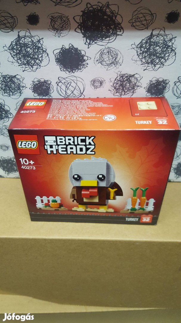 LEGO 40273 Brickheadz Hálaadás napi pulyka Bontatlan