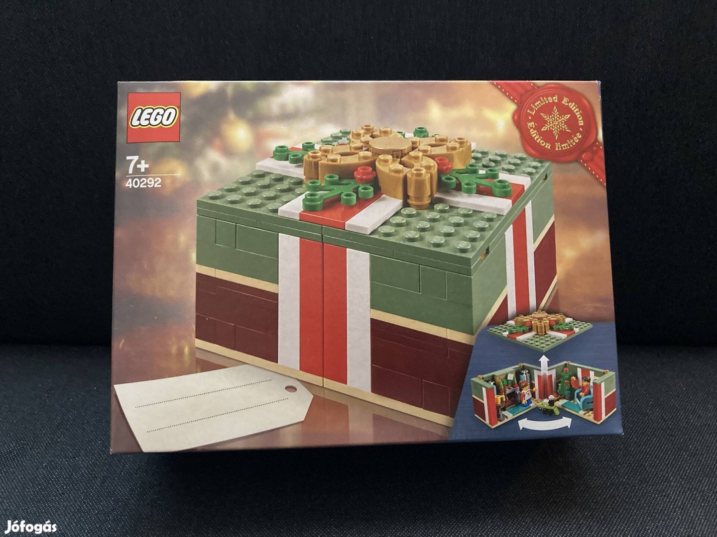 LEGO 40292 Christmas Gift Box, Új bontatlan + ingyenes Foxpost