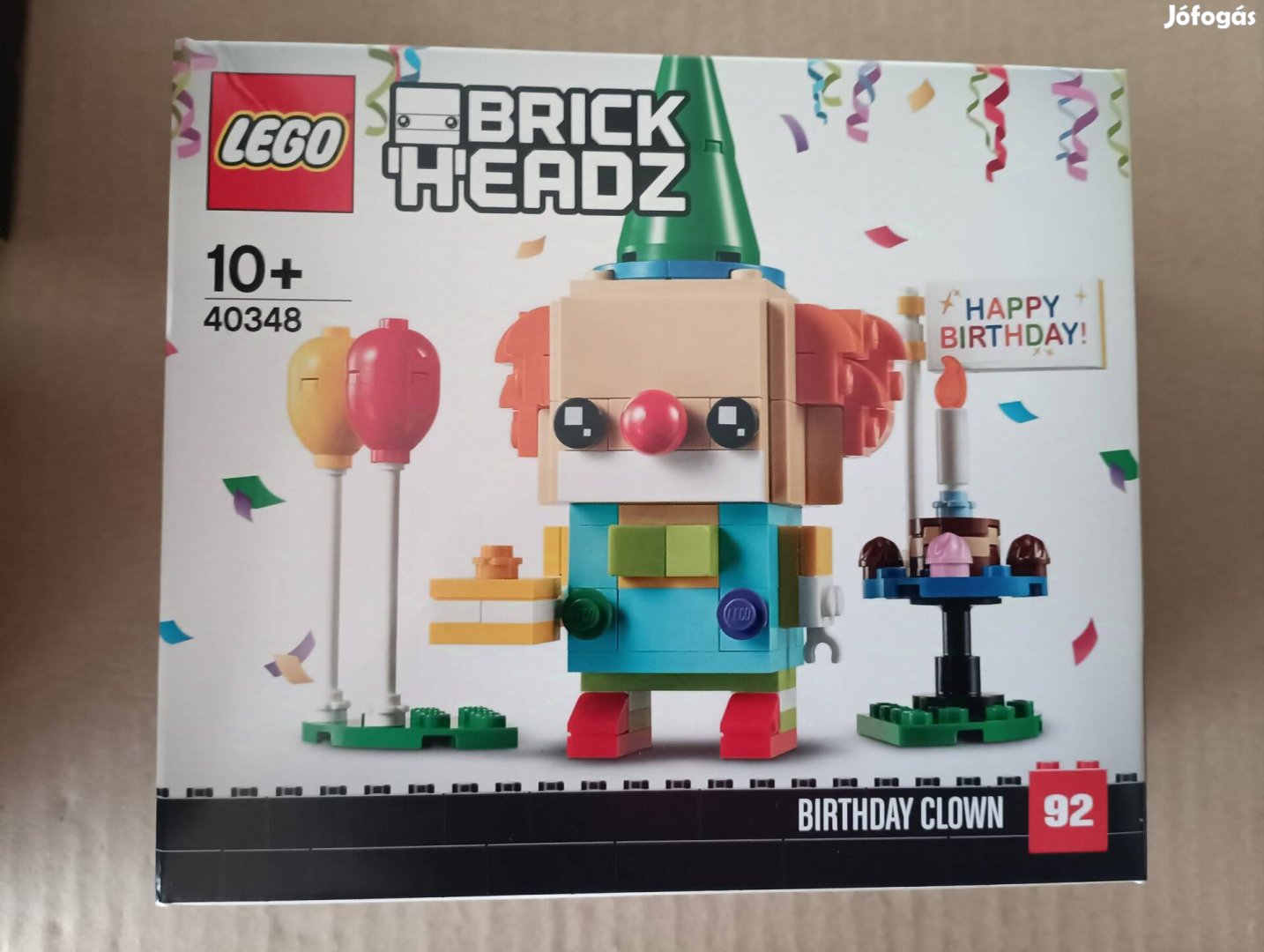 LEGO 40348 Brickheadz Szülinapi bohóc készlet