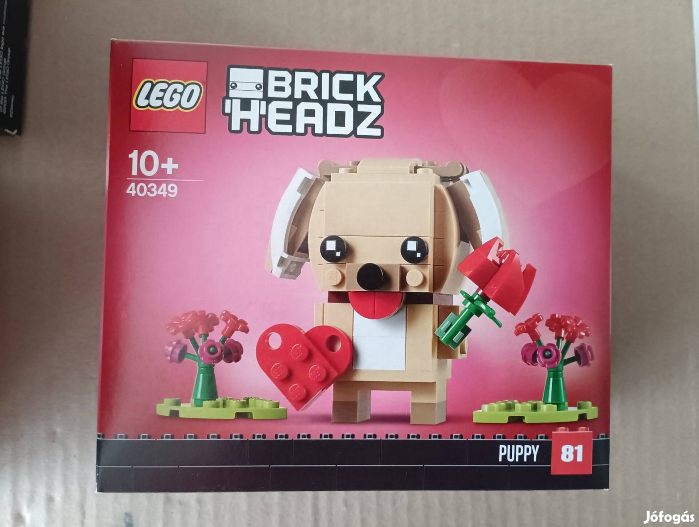 LEGO 40349 Brickheadz Valentin napi kutyus készlet 