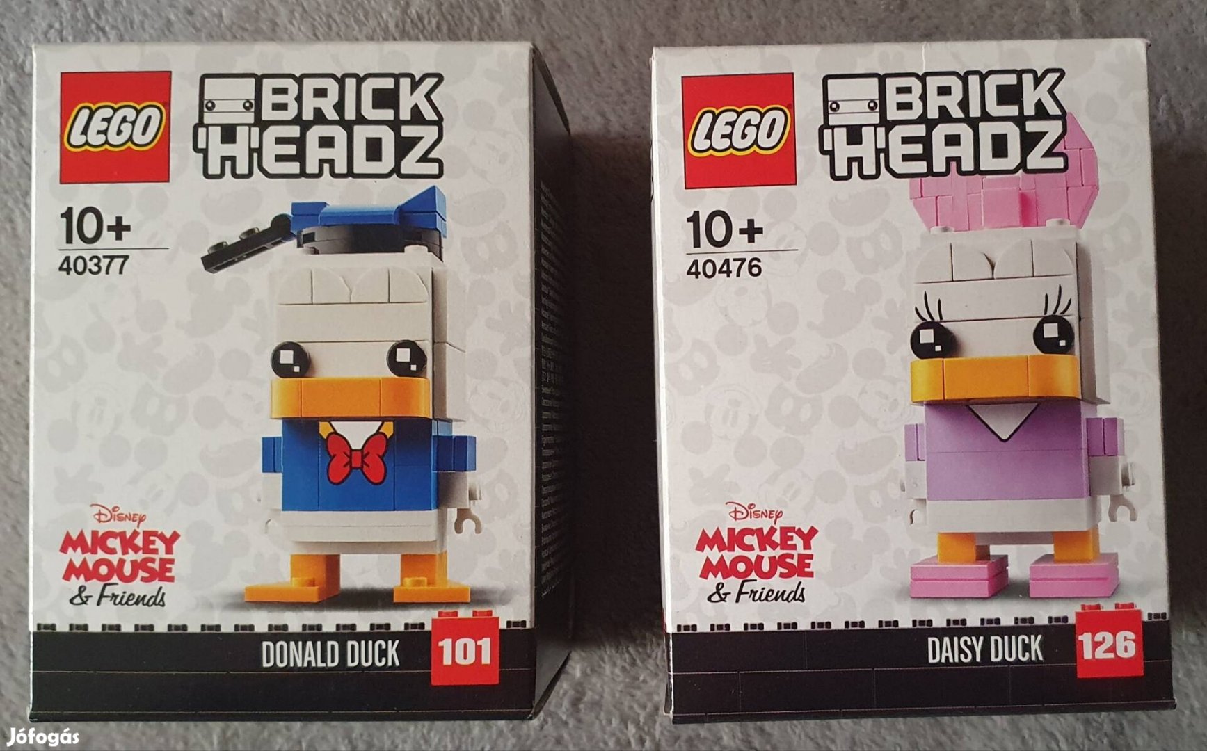 LEGO 40377 + 40476 Donald kacsa és Daisy, bontatlan