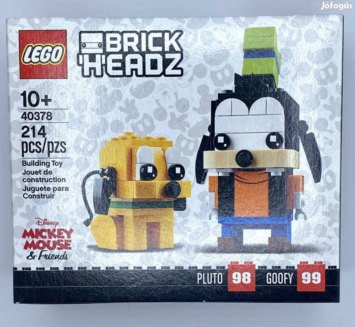 LEGO 40378 Brickheadz Goofy éd Pluto Bontatlan