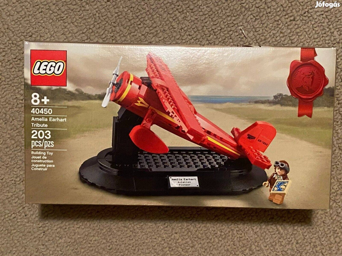 LEGO 40450 Exclusive Tisztelgés Amelia Earhart elött Bontatlan