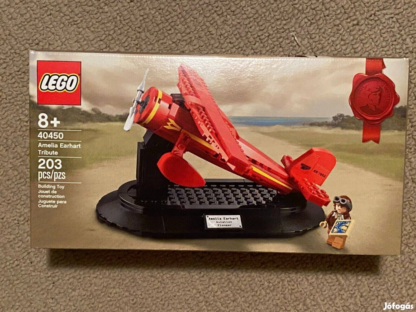 LEGO 40450 Exclusive Tisztelgés Amelia Earhart elött Bontatlan