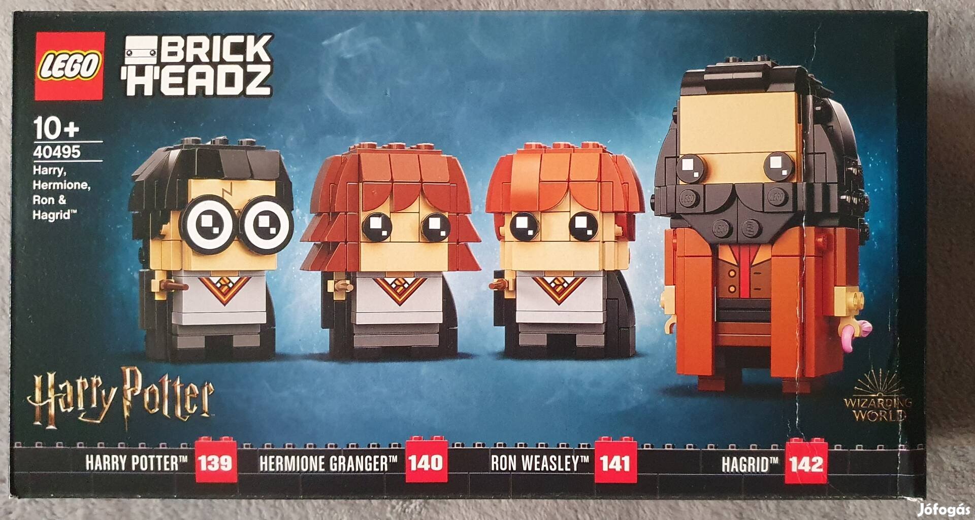 LEGO 40495 Brickheadz, Harry Potter, Hermione, Ron & Hagrid, bontatlan