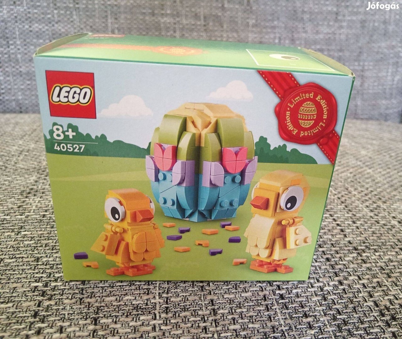 LEGO 40527 Limited Edition Húsvéti Csibék készlet matrica csomaggalmat