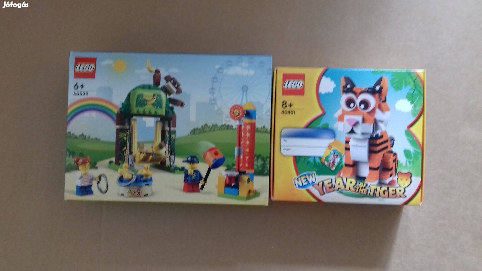 LEGO 40529 Vidámpark + 40491 Tigris Creator City Friends Duplo Foxárba