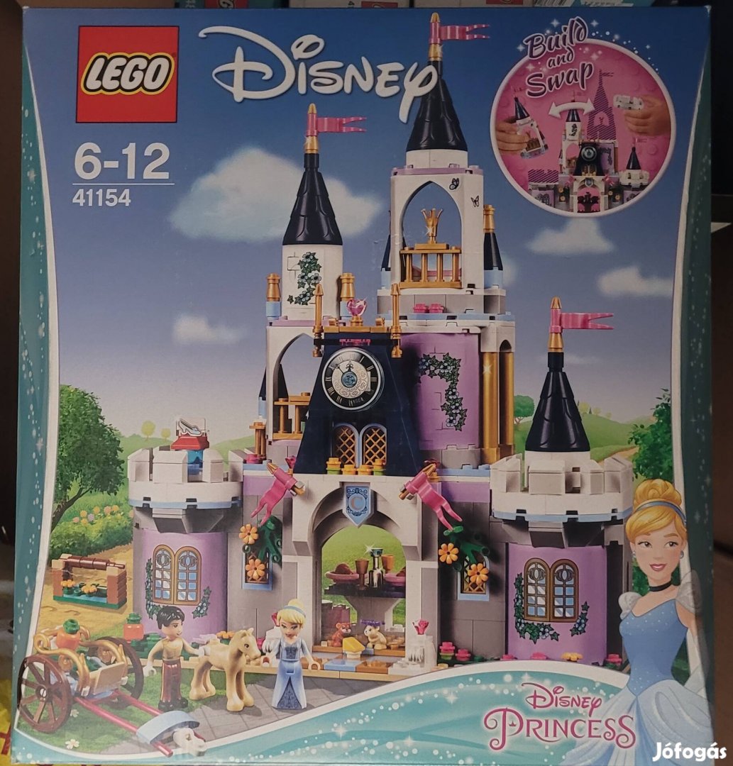 LEGO 41154 Disney Hamupipőke álomkastélya új, bontatlan