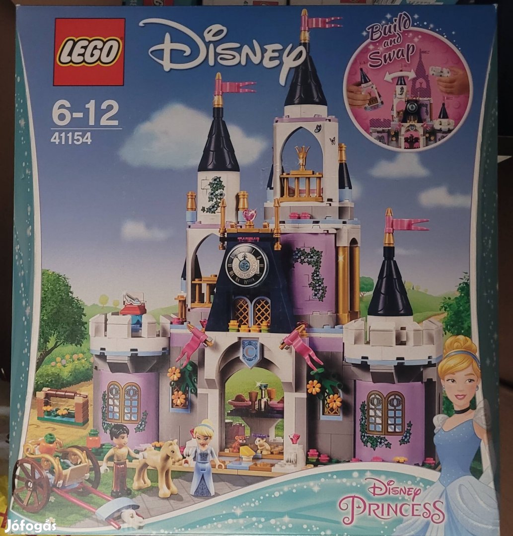 LEGO 41154 Disney Hamupipőke álomkastélya új, bontatlan