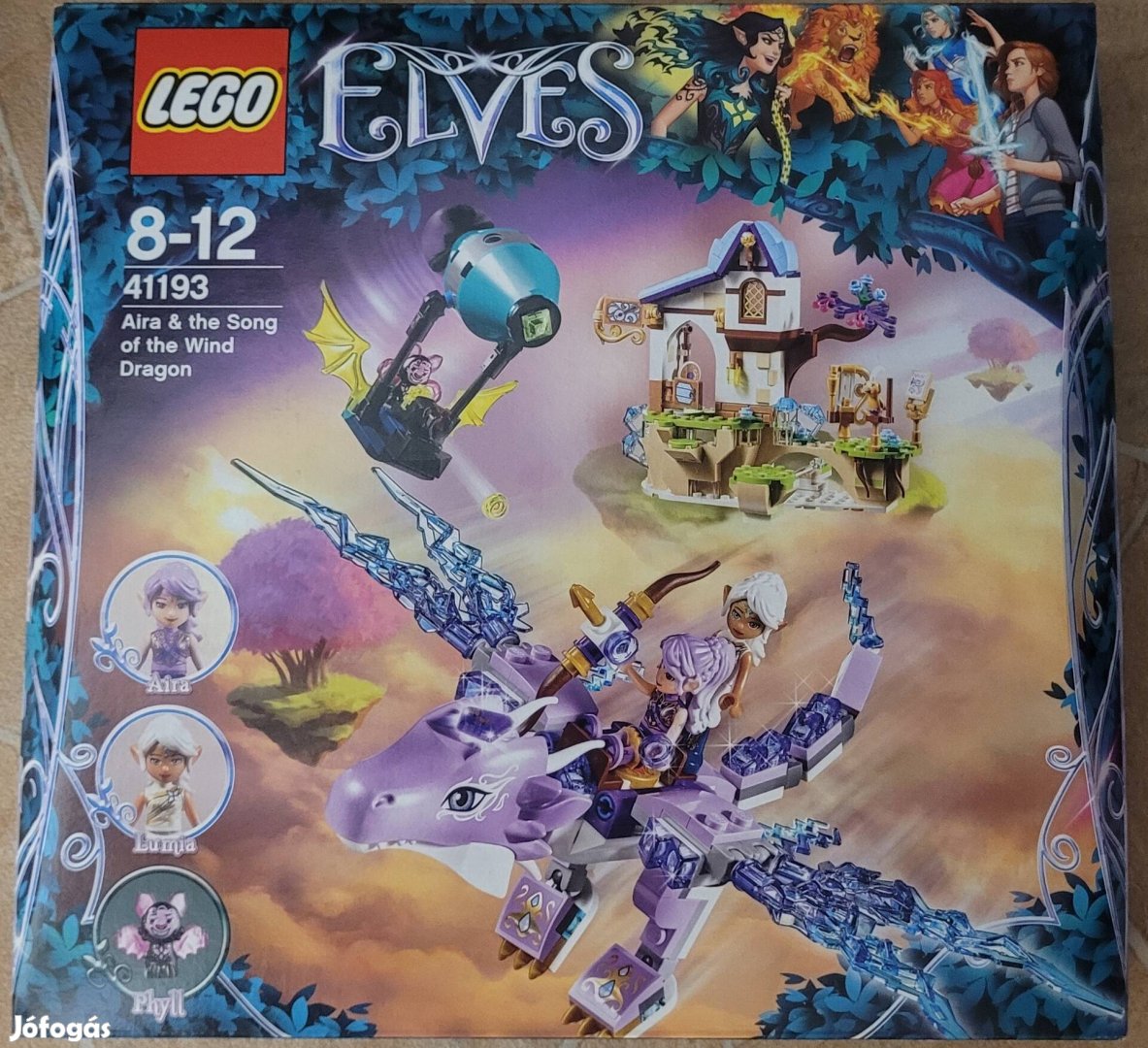LEGO 41193 Elves Aira és a szélsárkány dala, új, bontatlan