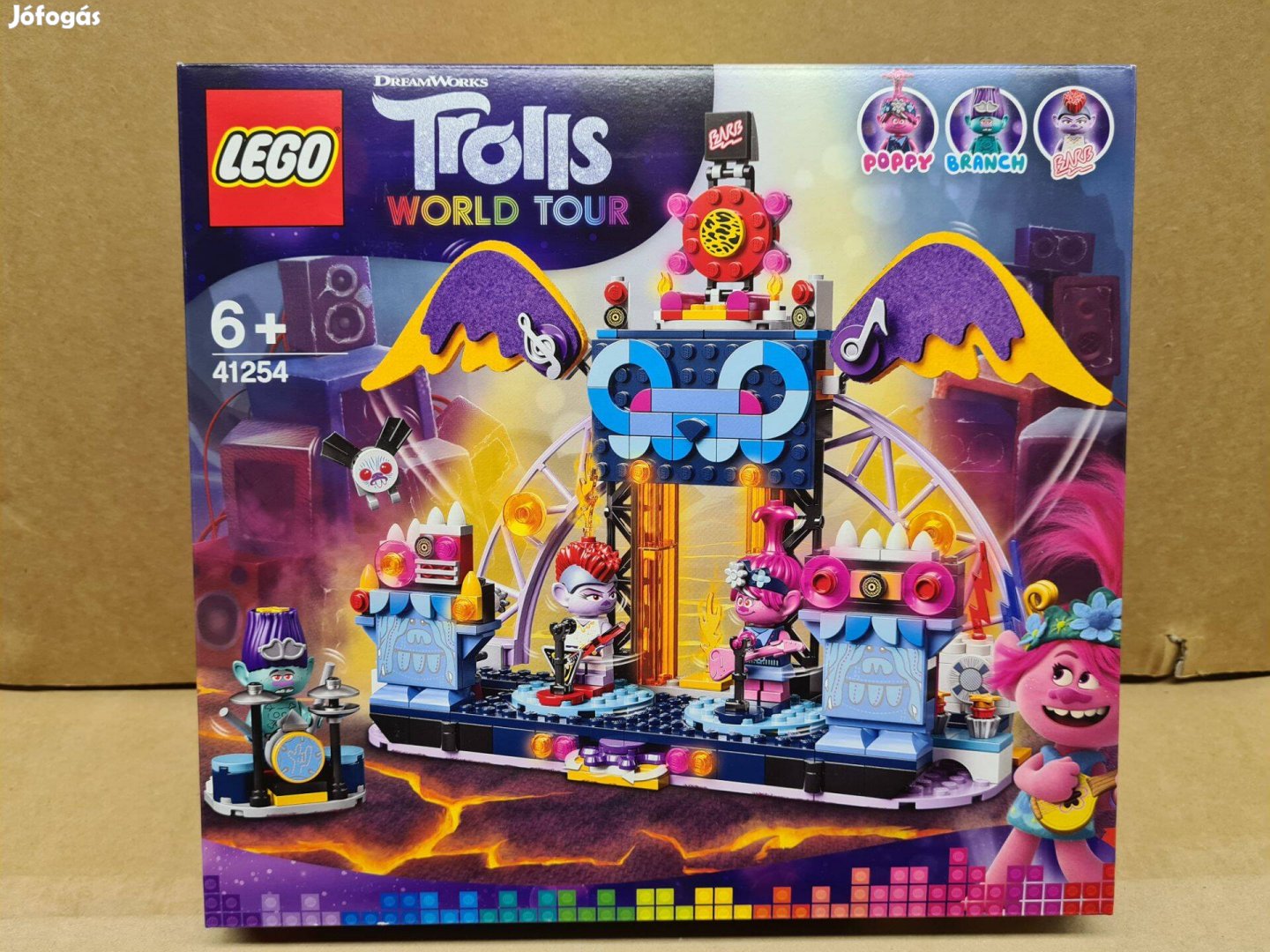LEGO 41254 Trolls Vulkán Rock City koncert Bontatlan