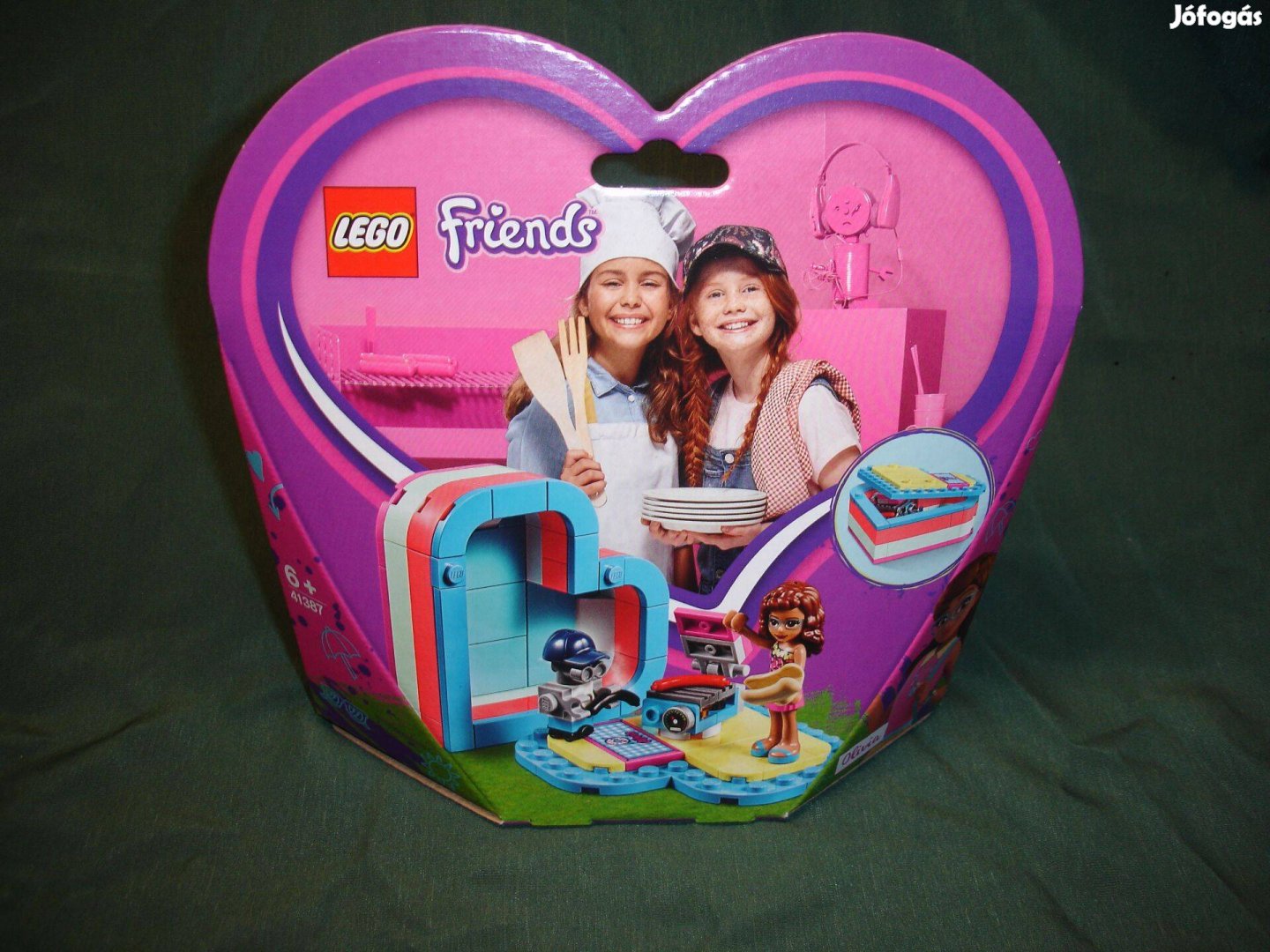 LEGO 41387 Friends Olivia nyári szív alakú doboza Bontatlan