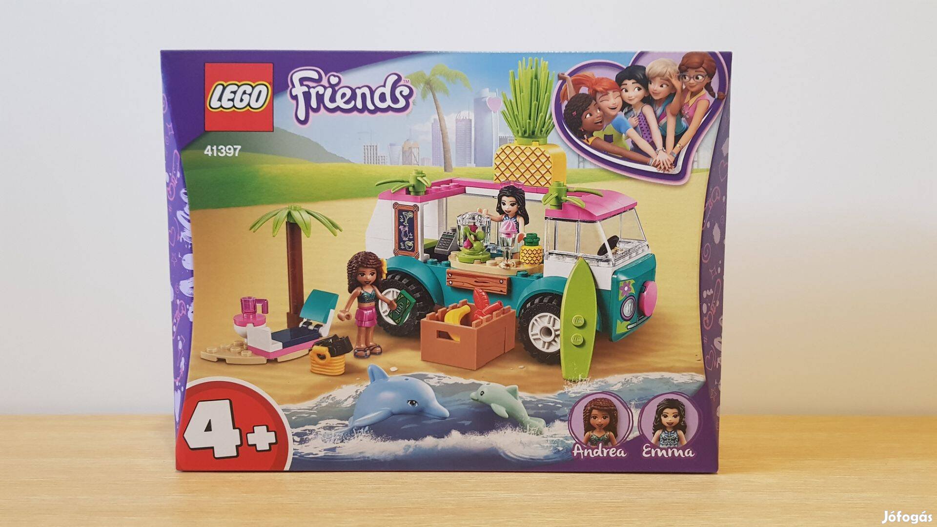 LEGO 41397 Friends - Tengerparti felfrissülés bontatlan, új