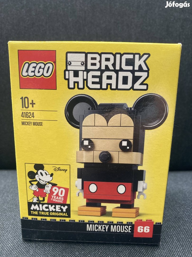 LEGO 41624 Mickey egér, Brickheadz, Új, bontatlan + ingyenes Foxpost