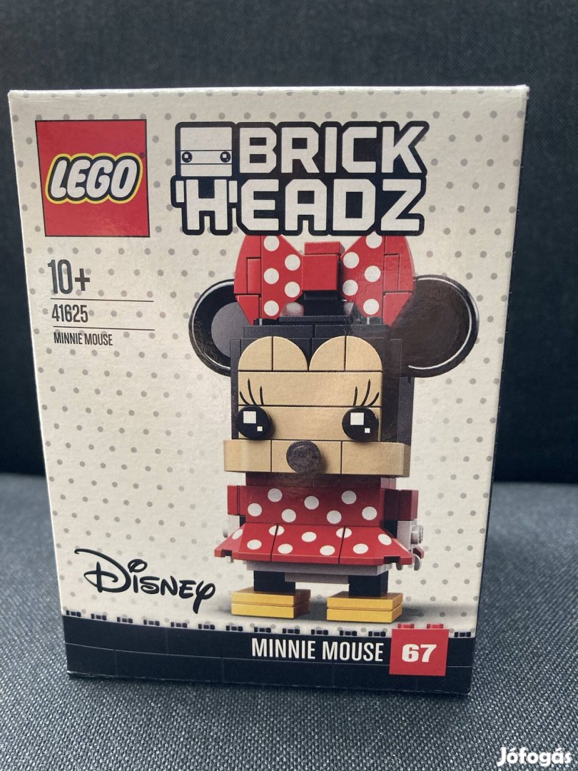 LEGO 41625 Minnie egér, Brickheadz, Új, bontatlan + ingyenes Foxpost 