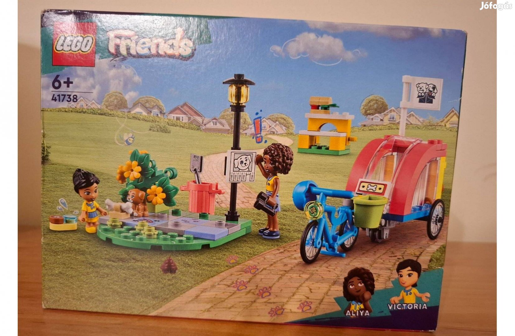 LEGO 41738 Friends Kutyamentő bicikli új bontatlan