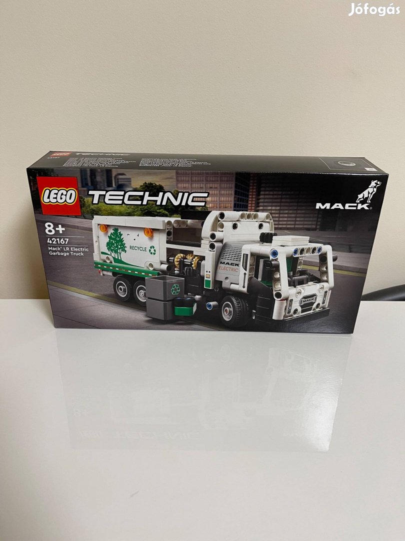 LEGO 42167 - Mack LR Electric kukásautó Új, Bontatlan!