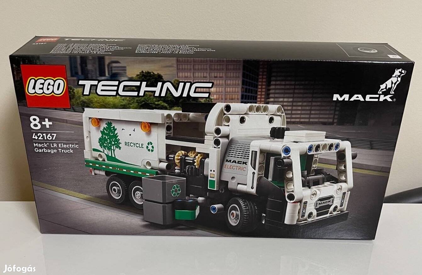 LEGO 42167 - Mack LR Electric kukásautó Új, Bontatlan!