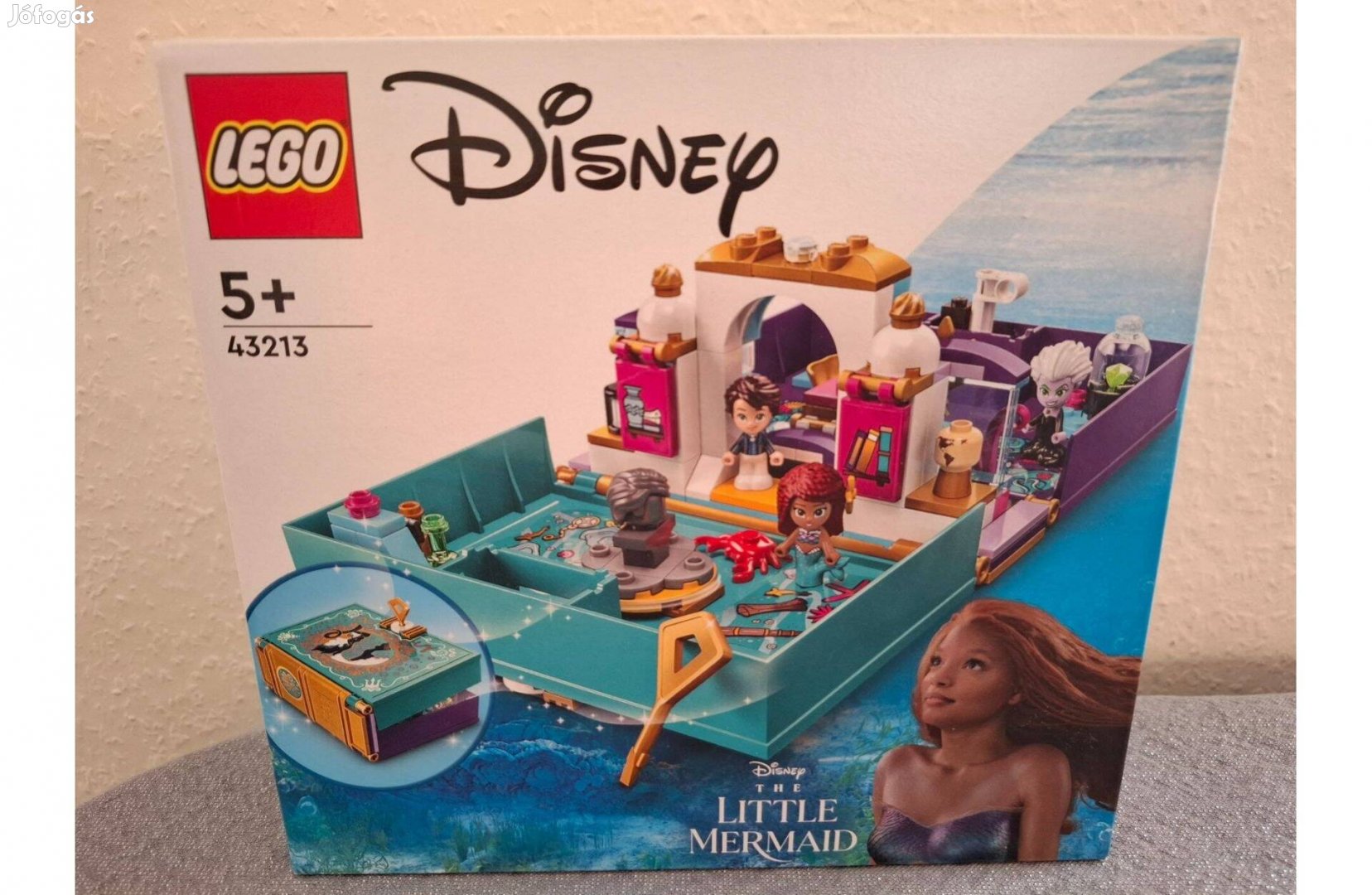 LEGO 43213 Disney Princess A kis hableány mesekönyv új bontatlan