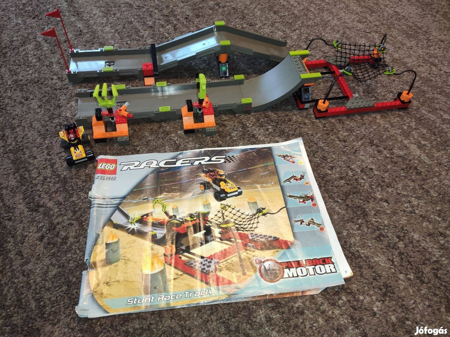 LEGO 4586 Racers - Track System - Stunt Race Track leírással 1 színcse