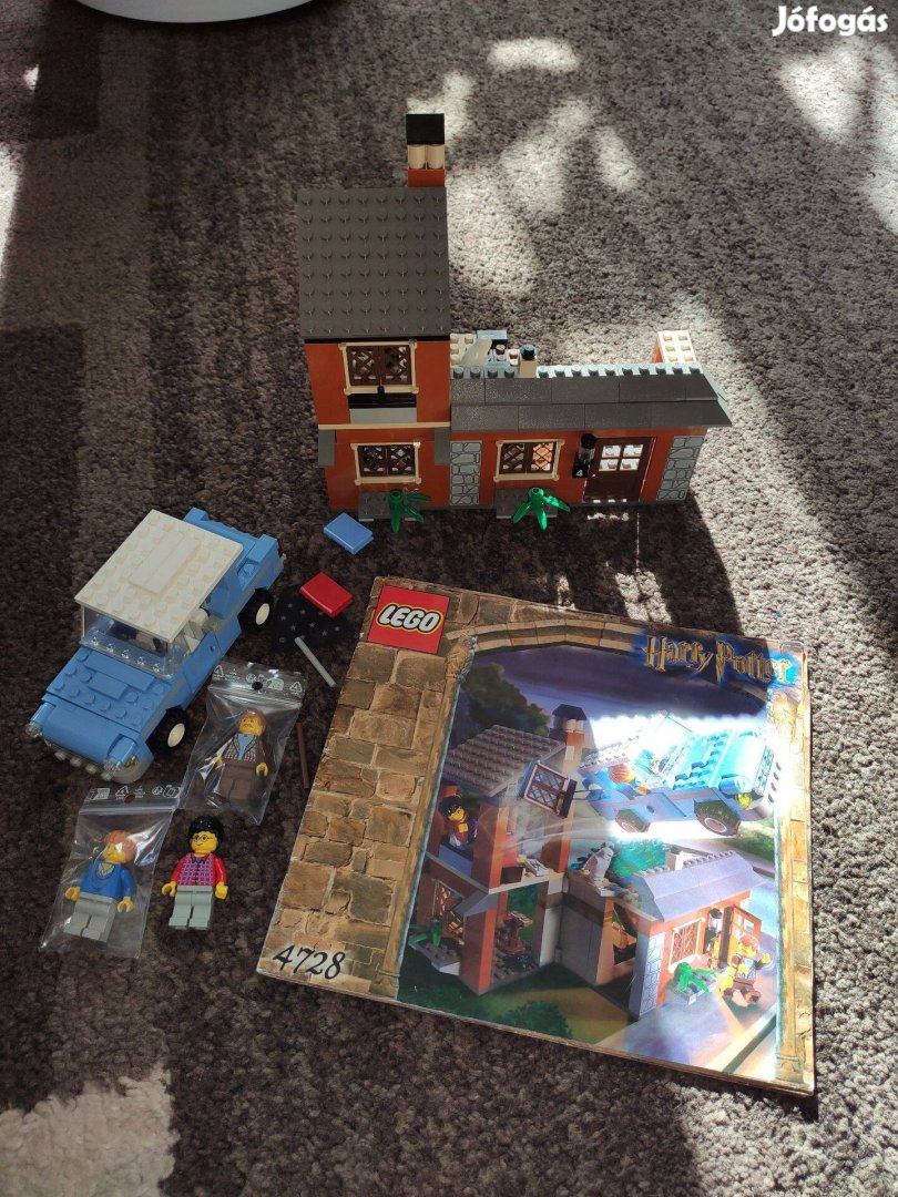 LEGO 4728 Harry Potter - Escape from Privet Drive leírással 1 elemcser