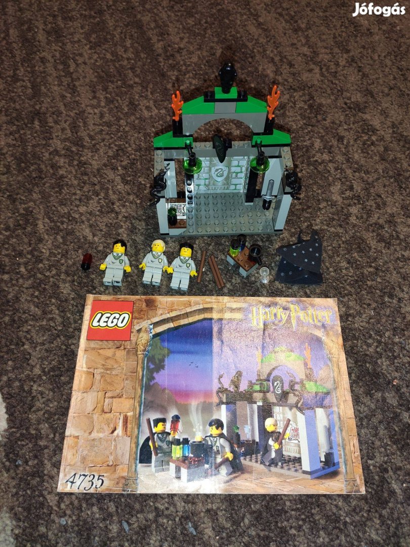 LEGO 4735 Harry Potter - Slytherin leírással 2 fej más 6000