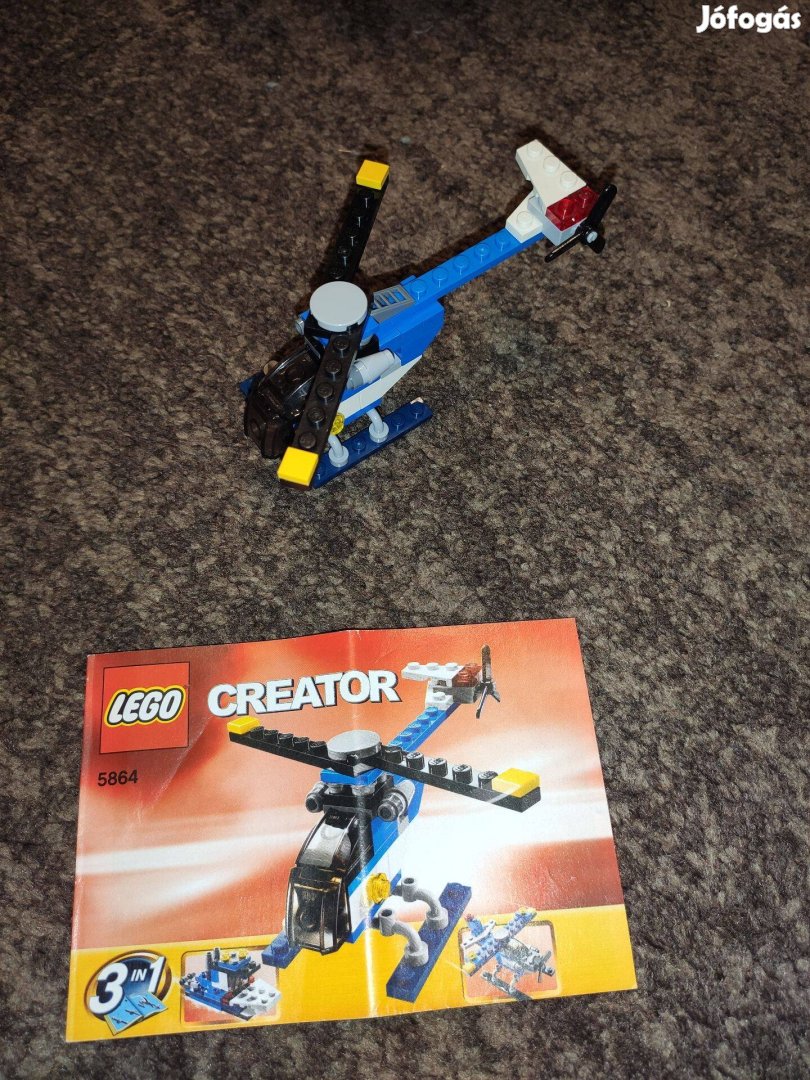 LEGO 5864 Creator - Mini Helicopter leírással hiánytalan 750