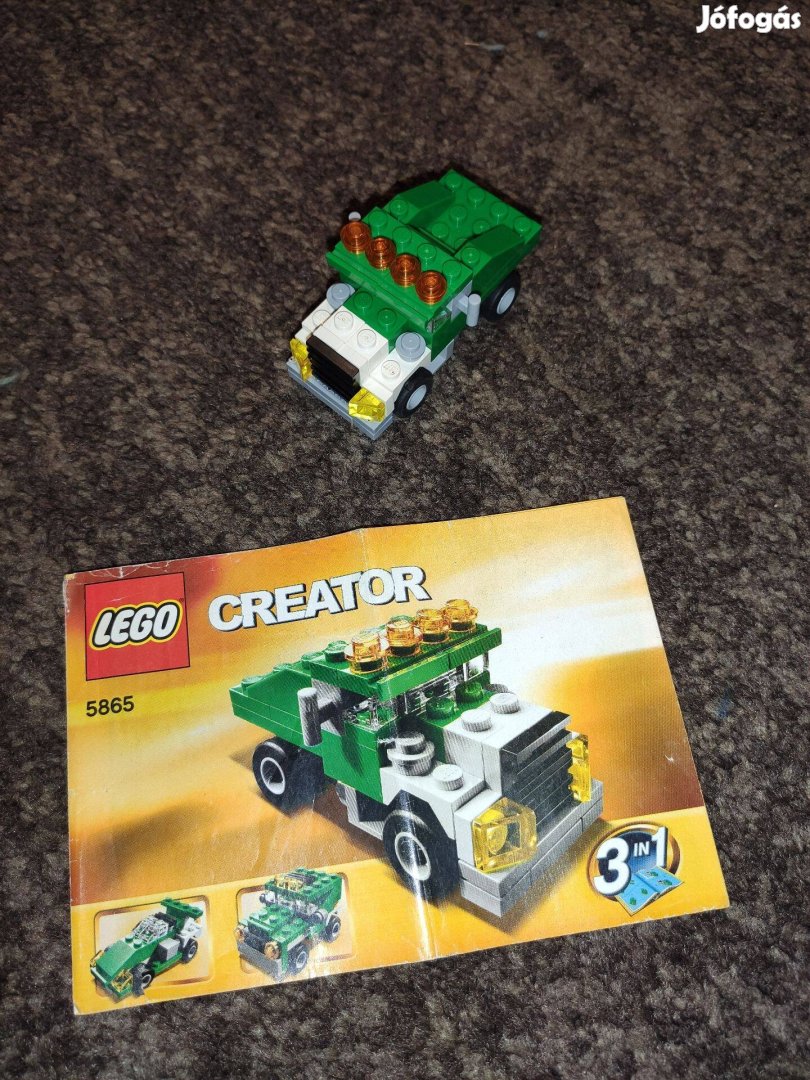 LEGO 5865 Creator - Mini Dumper leírással hiánytalan 750/db