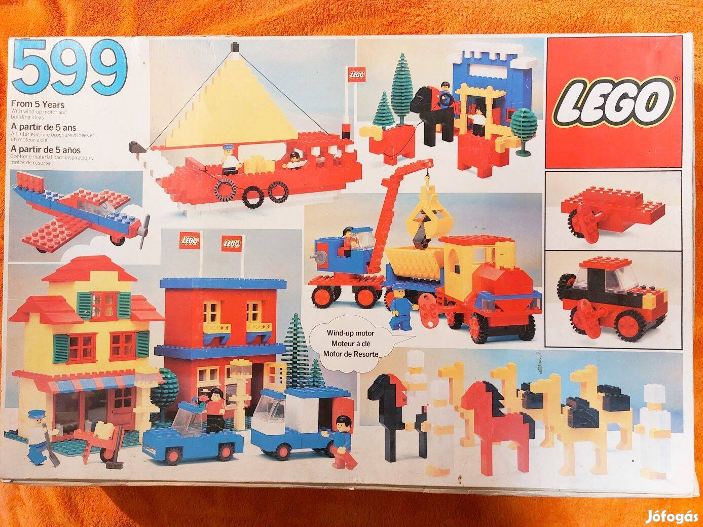 LEGO 599 univerzális szuper alap építőkészlet felhúzható