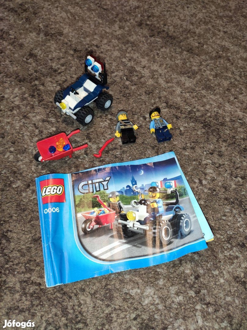 LEGO 60006 City - Rendőrségi ATV leírással hiánytalan 1500