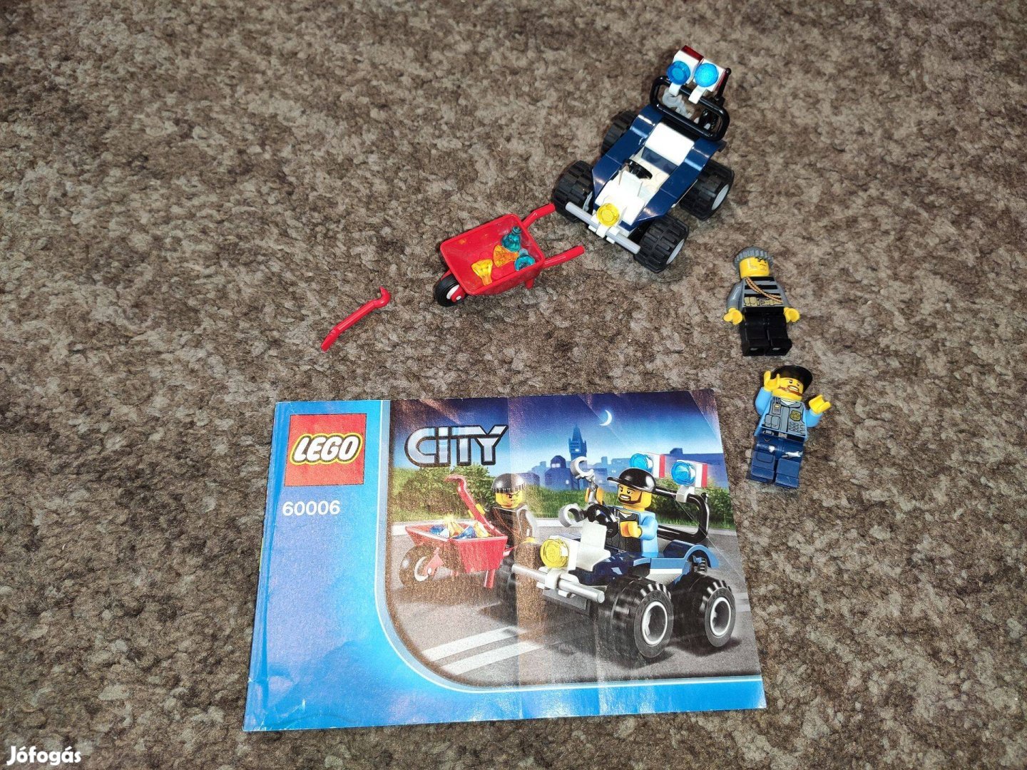 LEGO 60006 City - Rendőrségi ATV leírással hiánytalan 1500