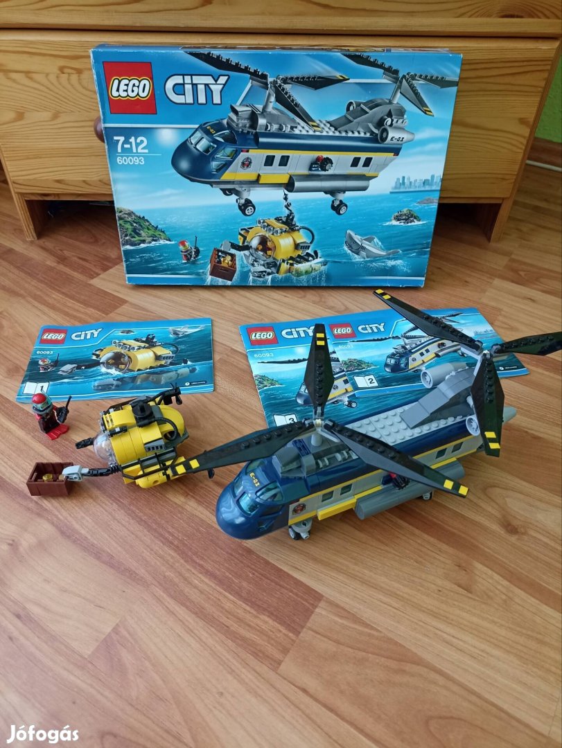 LEGO 60093 Melytengeri helikopter 7-12 - Salgótarján, Lego, építőjáték ...