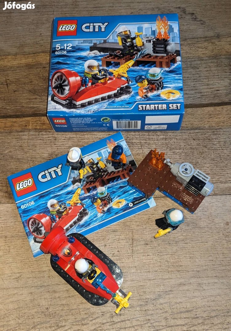 LEGO 60106 City tűzoltó