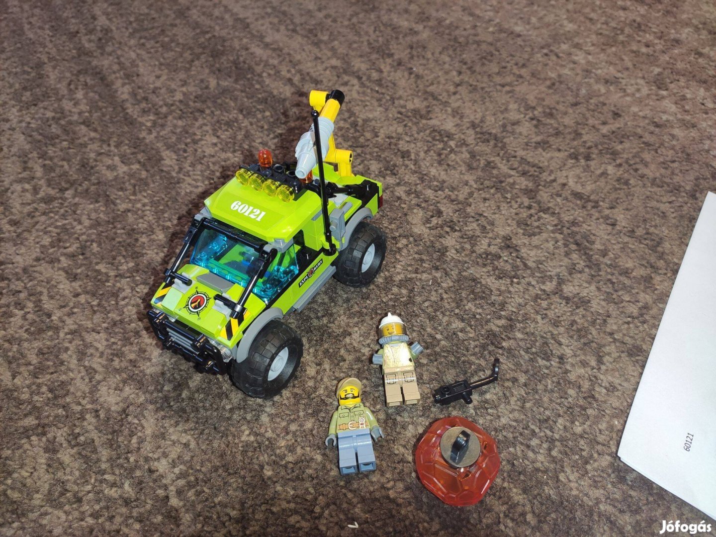LEGO 60121 City - Volcano Exploration Truck nincs leírás 1 figura más