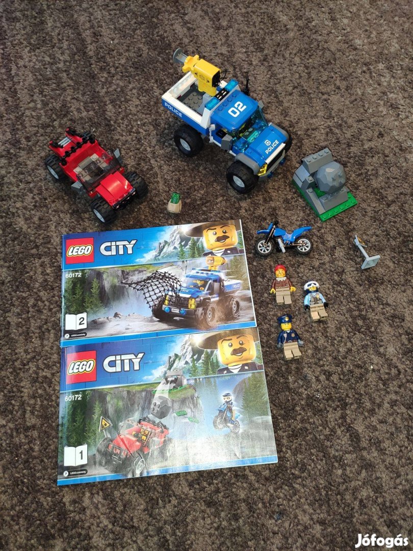 LEGO 60172 City - Dirt Road Pursuit leírással figek eltérnek 5000