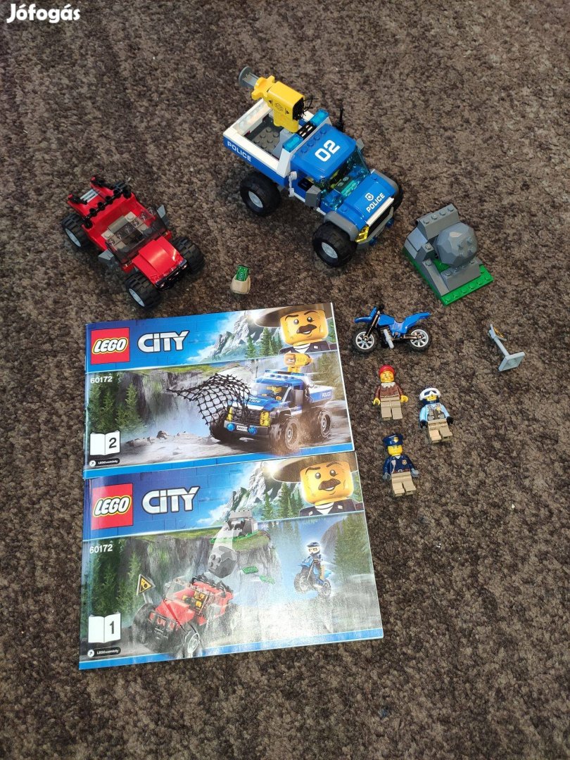 LEGO 60172 City - Dirt Road Pursuit leírással figek eltérnek 5000