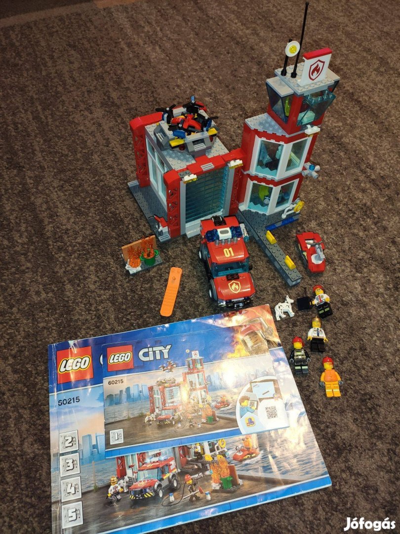 LEGO 60215 City - Tűzoltóállomás leírással 1 figben eltérés 12000