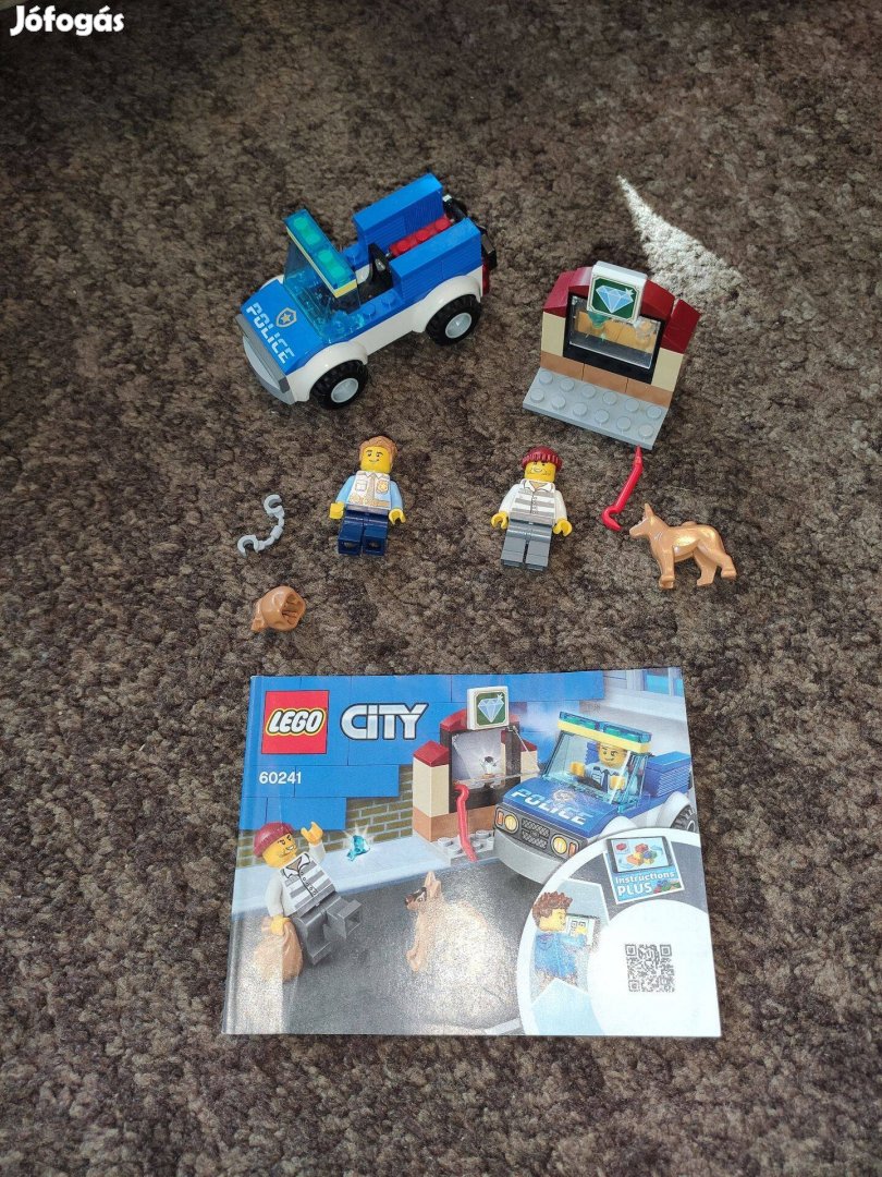 LEGO 60241 City - Kutyás rendőri autó leírással hiánytalan 2000